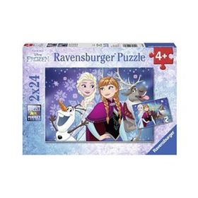 Ravensburger 2x24 Parça Wd Frozen Kuzey Işıkları Puzzle