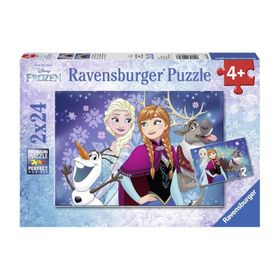Ravensburger 2x24 Parça Wd Frozen Kuzey Işıkları Puzzle