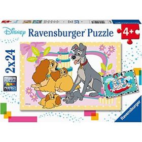 Ravensburger 2x24P WD Favori Hayvanlar Puzzle