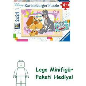 Ravensburger 2x24P WD Favori Hayvanlar Puzzle