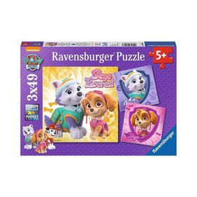 Ravensburger 3 Adet 49 Parçalı Paw Patrol Puzzle