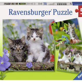 Ravensburger 3x49 Parça Tiger Babies Çocuk Puzzle