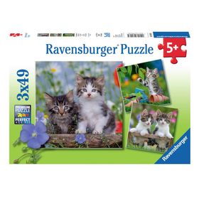 Ravensburger 3x49 Parça Tiger Babies Çocuk Puzzle