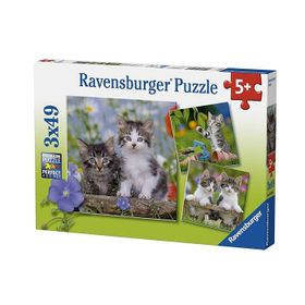 Ravensburger 3x49 Parça Tiger Babies Çocuk Puzzle