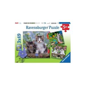 Ravensburger 3x49 Parça Tiger Babies Çocuk Puzzle
