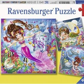 Ravensburger 3x49 Parça WD Mermaid Yapboz
