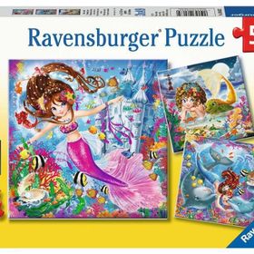 Ravensburger 3x49 Parça WD Mermaid Yapboz