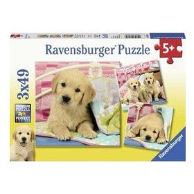 Ravensburger 49 Parça Puppies 3lü Puzzle