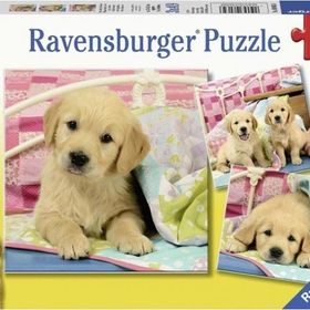 Ravensburger 49 Parça Puppies 3lü Puzzle