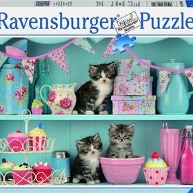 Ravensburger 500 Parçalı Yapboz Sevimli Kediler ve Kekler Puzzle