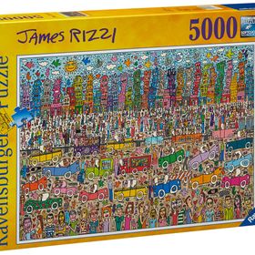 Ravensburger 5000 Parça James Rizzi Şehir Puzzle