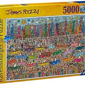 Ravensburger 5000 Parça James Rizzi Şehir Puzzle
