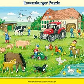 Ravensburger 50246 11 Parçalı Köyde Yaz Büyük Çerçeveli Puzzle