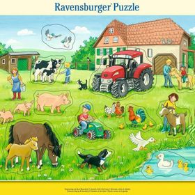 Ravensburger 50246 11 Parçalı Köyde Yaz Büyük Çerçeveli Puzzle