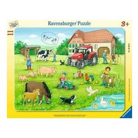 Ravensburger 50246 11 Parçalı Köyde Yaz Büyük Çerçeveli Puzzle