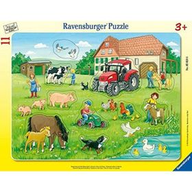 Ravensburger 50246 11 Parçalı Köyde Yaz Büyük Çerçeveli Puzzle