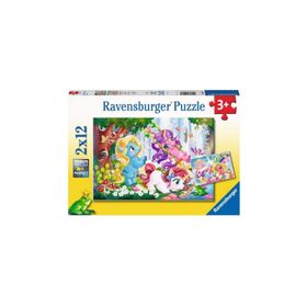 Ravensburger 50284 2x12 Parça Unicorn Puzzle