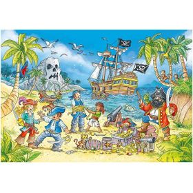 Ravensburger 50895 2x24 Parça Macera Adası Çocuk Puzzle