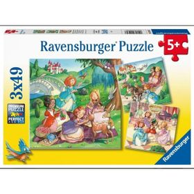 Ravensburger 55647 3x49 Küçük Prensesler Parçalı Puzzle