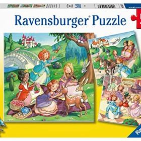 Ravensburger 55647 3x49 Küçük Prensesler Parçalı Puzzle