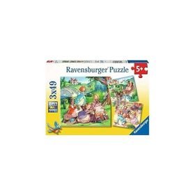 Ravensburger 55647 3x49 Küçük Prensesler Parçalı Puzzle
