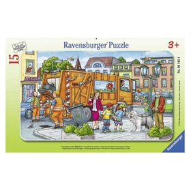 Ravensburger 61624 Çocuk 15 Parça Çöp Toplama Puzzle