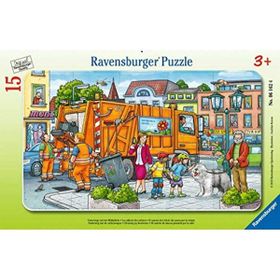 Ravensburger 61624 Çocuk 15 Parça Çöp Toplama Puzzle