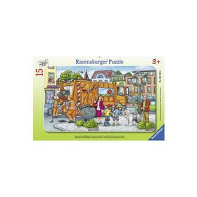 Ravensburger 61624 Çocuk 15 Parça Çöp Toplama Puzzle