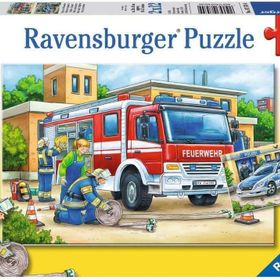 Ravensburger 75744 2x12 Parça Polis ve İtfaiye Çocuk Puzzle