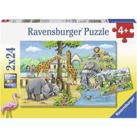 Ravensburger 78066 Zoo 2x24 Parça Yapboz