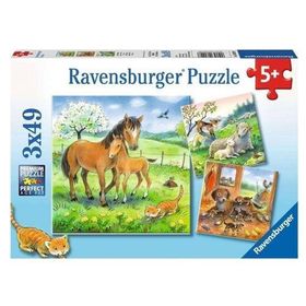 Ravensburger 80298 3x49 Parça Kucaklaşma Çocuk Puzzle
