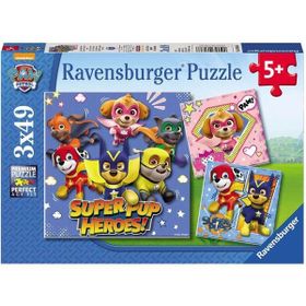 Ravensburger 80366 Paw Patrol 3x49 Parça Puzzle