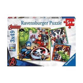 Ravensburger 80403 Marvel Avengers 3x49 Parça Puzzle