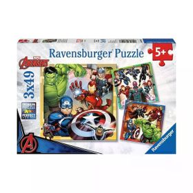 Ravensburger 80403 Marvel Avengers 3x49 Parça Puzzle