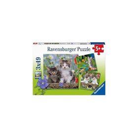 Ravensburger 80465 Tiger Babies 3x49 Parça Puzzle