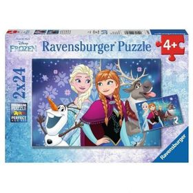 Ravensburger 91157 2x24 Parça Frozen Puzzle