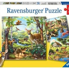 Ravensburger 92659 Dağ Hayvanları 3x49 Parça Çocuk Puzzle