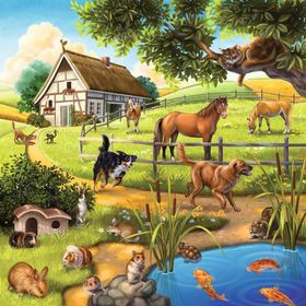 Ravensburger 92659 Dağ Hayvanları 3x49 Parça Çocuk Puzzle