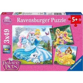 Ravensburger 93465 Bella Cinderalla ve Raphunzel 3X49 Parça Puzzle