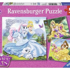Ravensburger 93465 Bella Cinderalla ve Raphunzel 3X49 Parça Puzzle