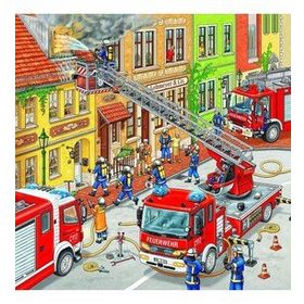 Ravensburger 94011 3x49 Parça İtfaiye Çocuk Puzzle