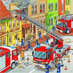 Ravensburger 94011 3x49 Parça İtfaiye Çocuk Puzzle