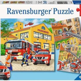 Ravensburger 94011 3x49 Parça İtfaiye Çocuk Puzzle