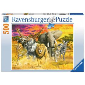 Ravensburger African Animals 500 Parça Puzzle