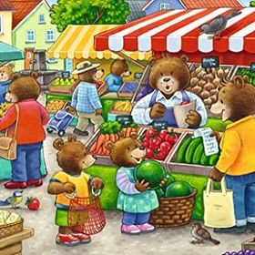 Ravensburger Alışverişe Gidiyoruz 24 Parça Puzzle