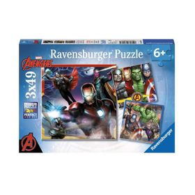 Ravensburger Avengers Kare 3X49 Parça Puzzle