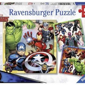 Ravensburger Avengers Kare 3X49 Parça Puzzle
