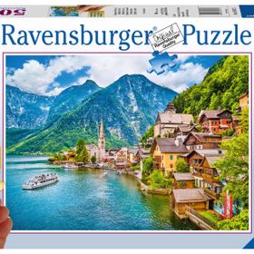 Ravensburger Avusturya'da Bir Köy Hallstatt 500 Parça Puzzle