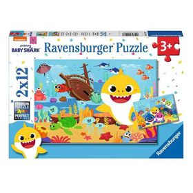 Ravensburger Baby Shark 2x12 Parça Puzzle