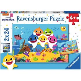 Ravensburger Baby Shark 2x24 Parça Puzzle